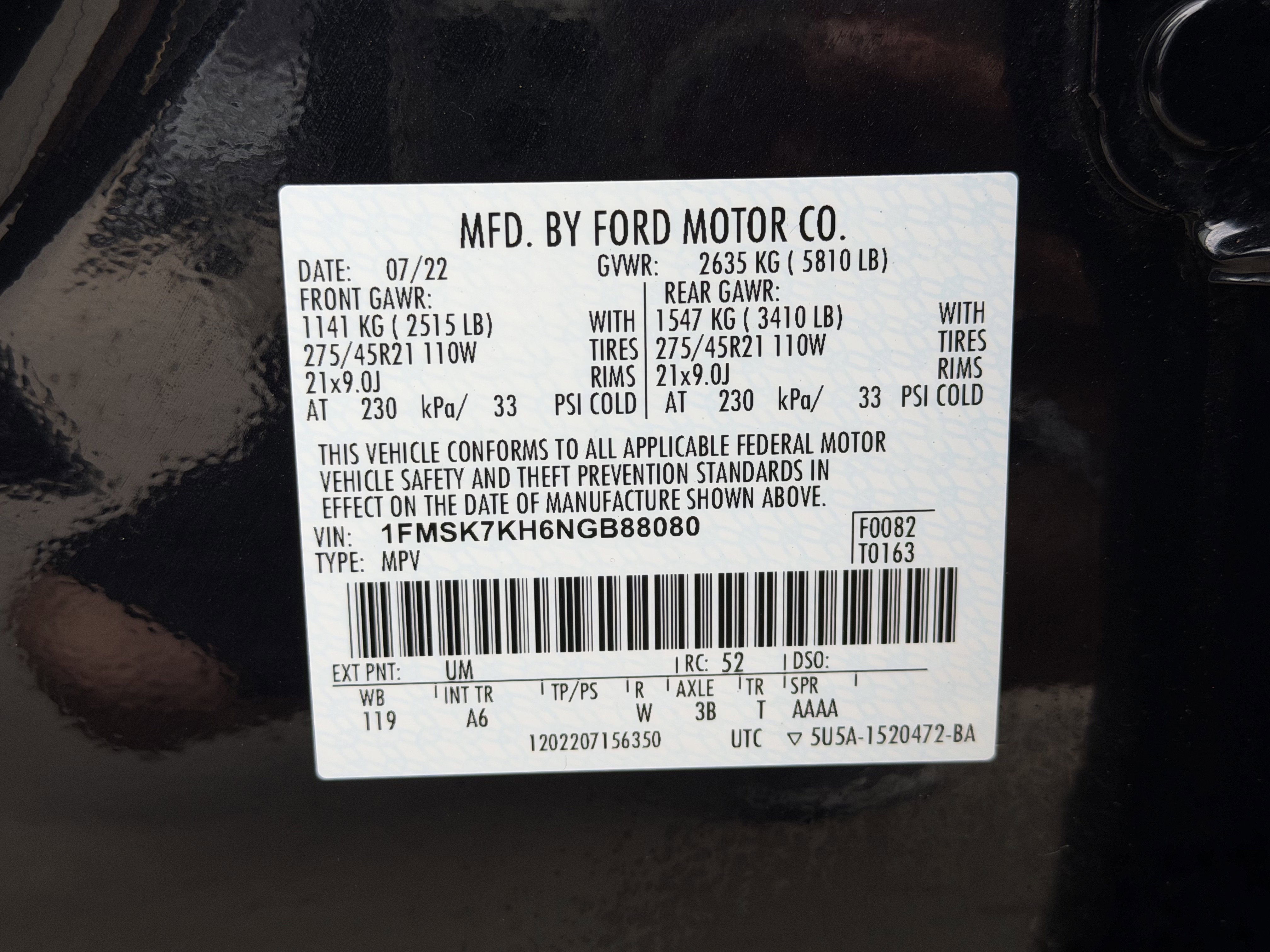 Certified 2022 Ford Explorer ST-Line w/ Class IV Trailer Tow Package RWD image 34