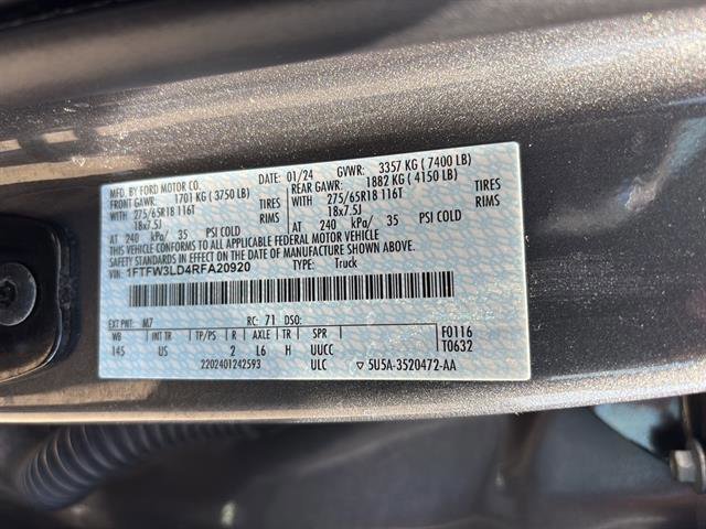 Certified 2024 Ford F150 XLT w/ Equipment Group 302A MID image 20