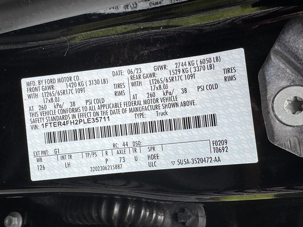 Certified 2023 Ford Ranger XLT w/ Equipment Group 302A High AWD/4WD image 43