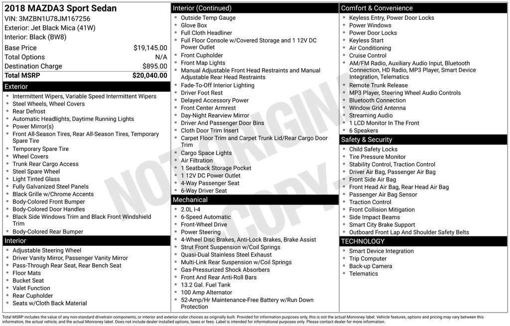 Used 2018 MAZDA MAZDA3 Sport image 34