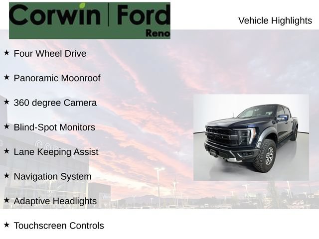 Certified 2021 Ford F150 Raptor w/ Equipment Group 801A High AWD/4WD image 7