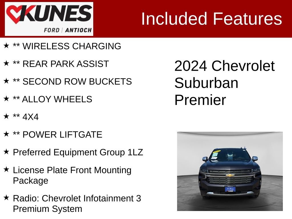 Used 2024 Chevrolet Suburban Premier AWD/4WD image 4