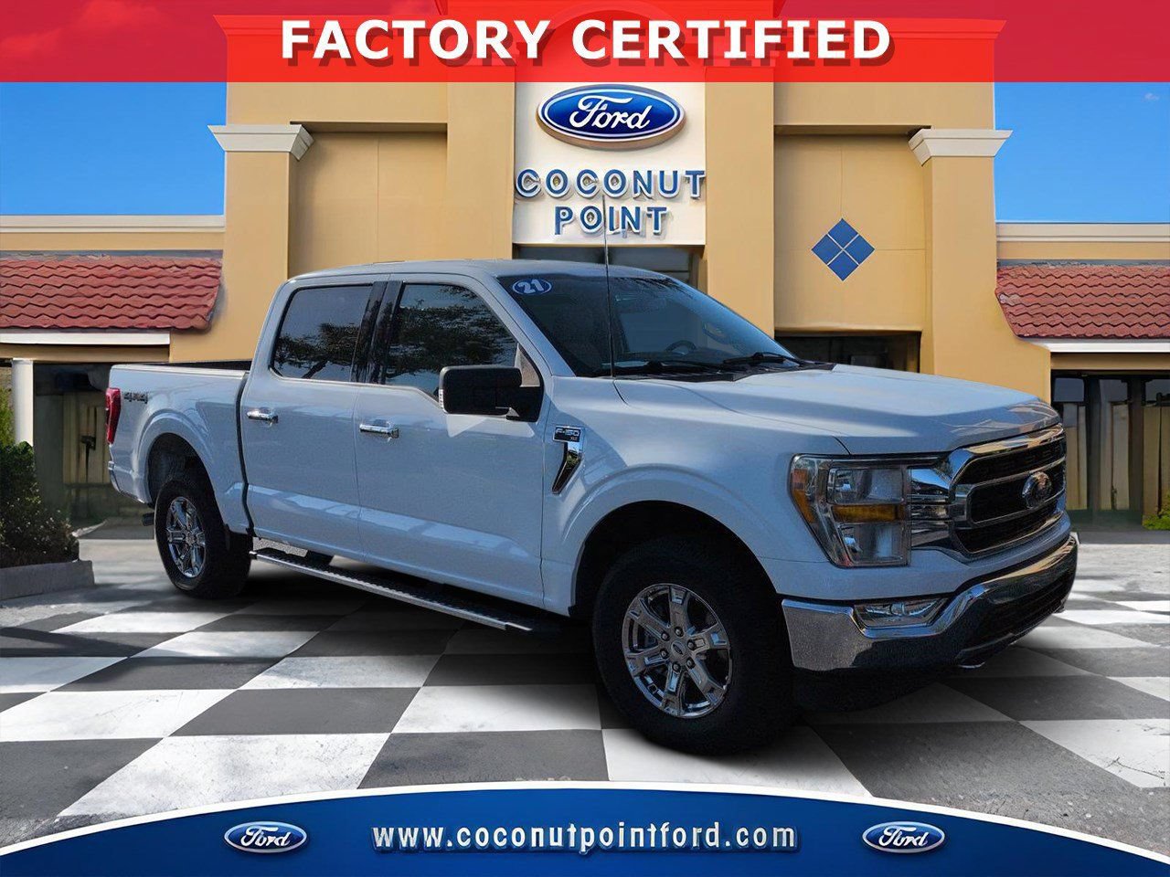 Certified 2021 Ford F150 XLT w/ Equipment Group 301A Mid