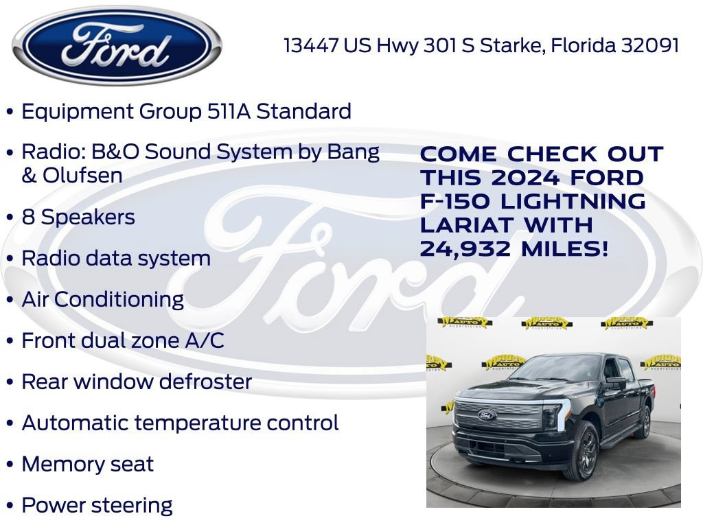 Certified 2024 Ford F150 Lightning Lariat AWD/4WD image 22