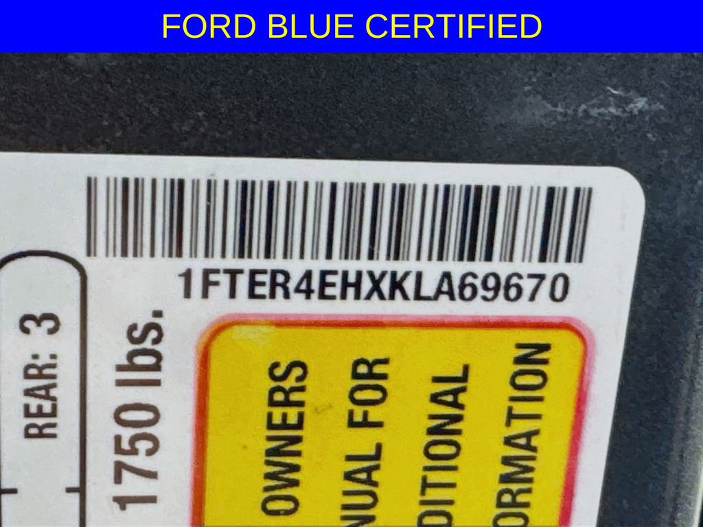 Certified 2019 Ford Ranger XLT w/ Equipment Group 301A Mid RWD image 33