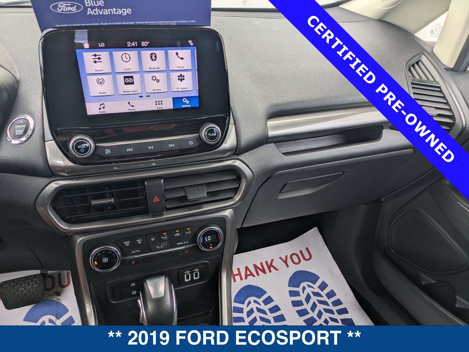 Certified 2019 Ford EcoSport SE FWD image 30