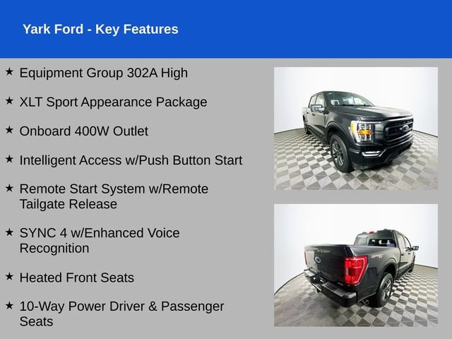 Certified 2023 Ford F150 XLT w/ Equipment Group 302A High image 10