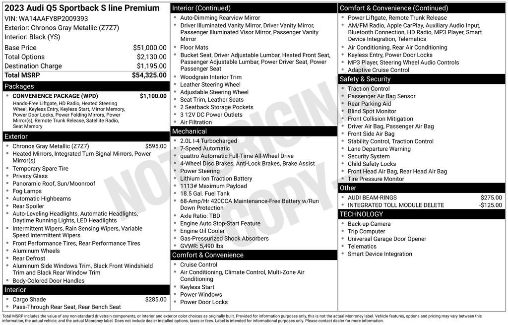 Used 2023 Audi Q5 2.0T Premium w/ Convenience Package image 34