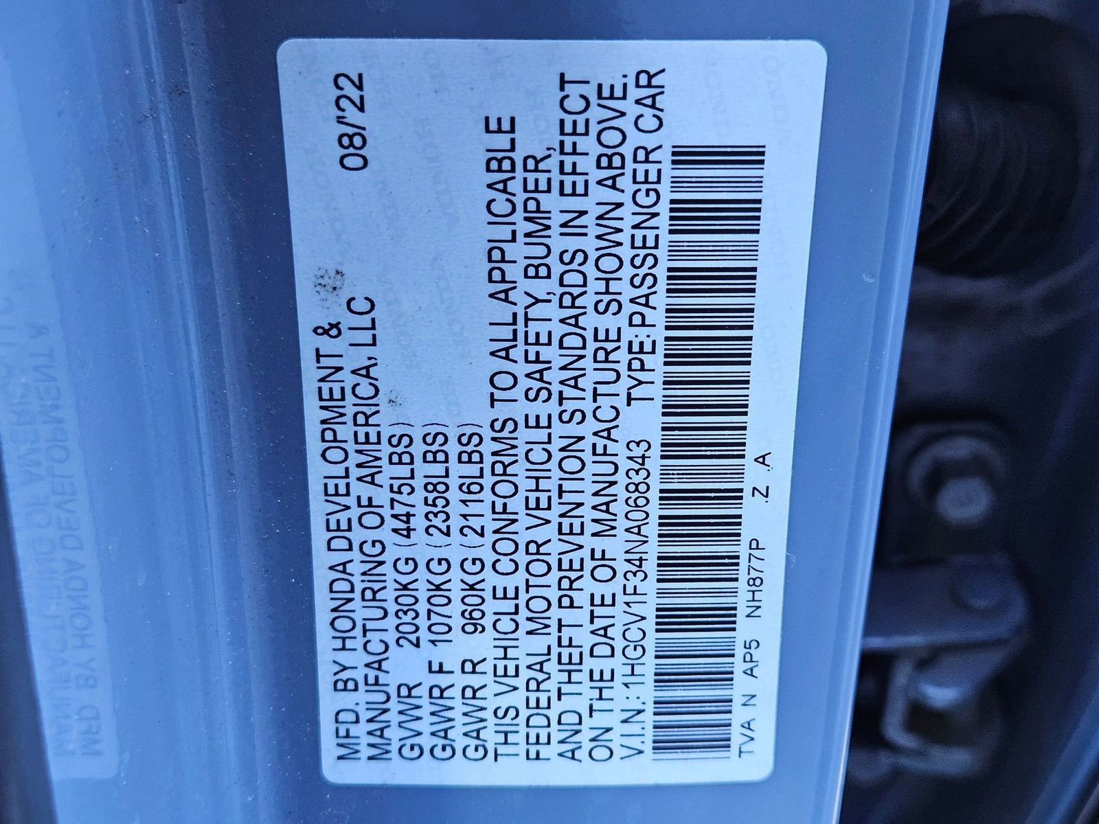 Used 2022 Honda Accord Sport image 32