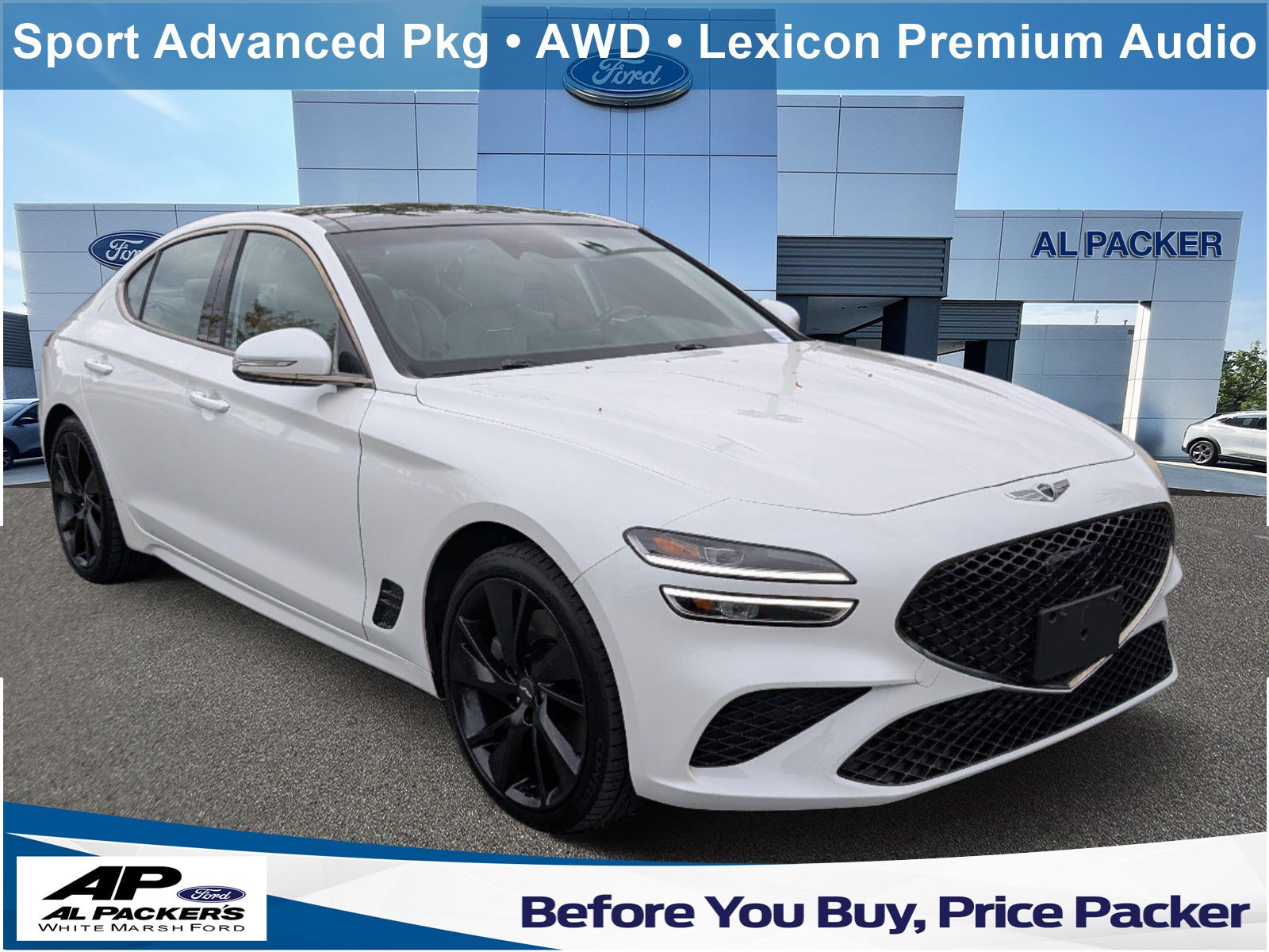 Used 2022 Genesis G70 3.3T w/ Sport Advanced Package AWD/4WD image 1