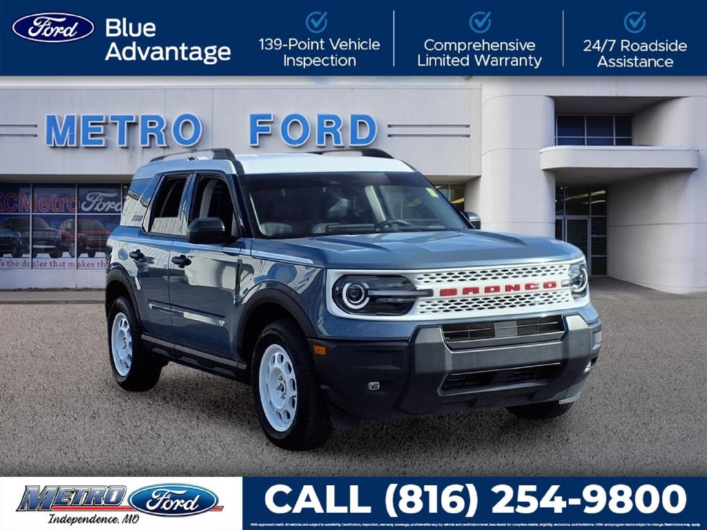 Certified 2025 Ford Bronco Sport Heritage w/ Convenience Package