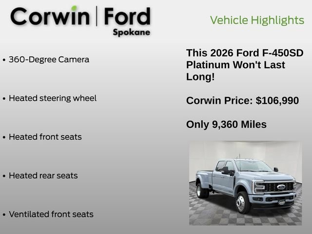 Certified 2026 Ford F450 Platinum AWD/4WD image 12