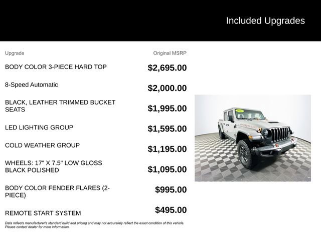 Used 2022 Jeep Gladiator Mojave w/ LED Lighting Group AWD/4WD image 6