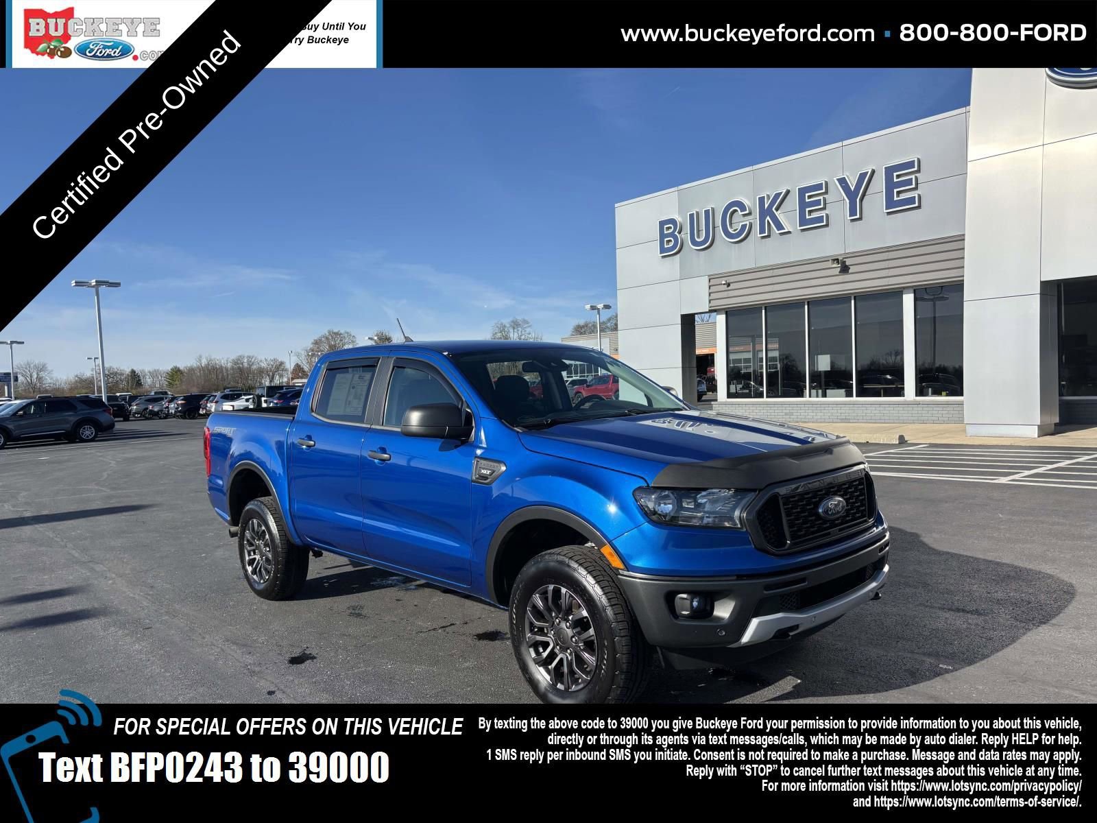 Certified 2019 Ford Ranger XLT w/ Equipment Group 301A Mid