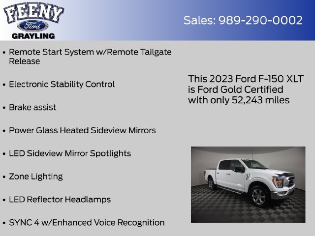 Certified 2023 Ford F150 XLT w/ Equipment Group 302A High AWD/4WD image 28
