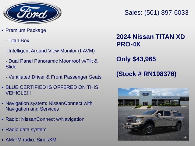Used 2024 Nissan Titan PRO-4X w/ Pro-4x Convenience Package AWD/4WD image 12
