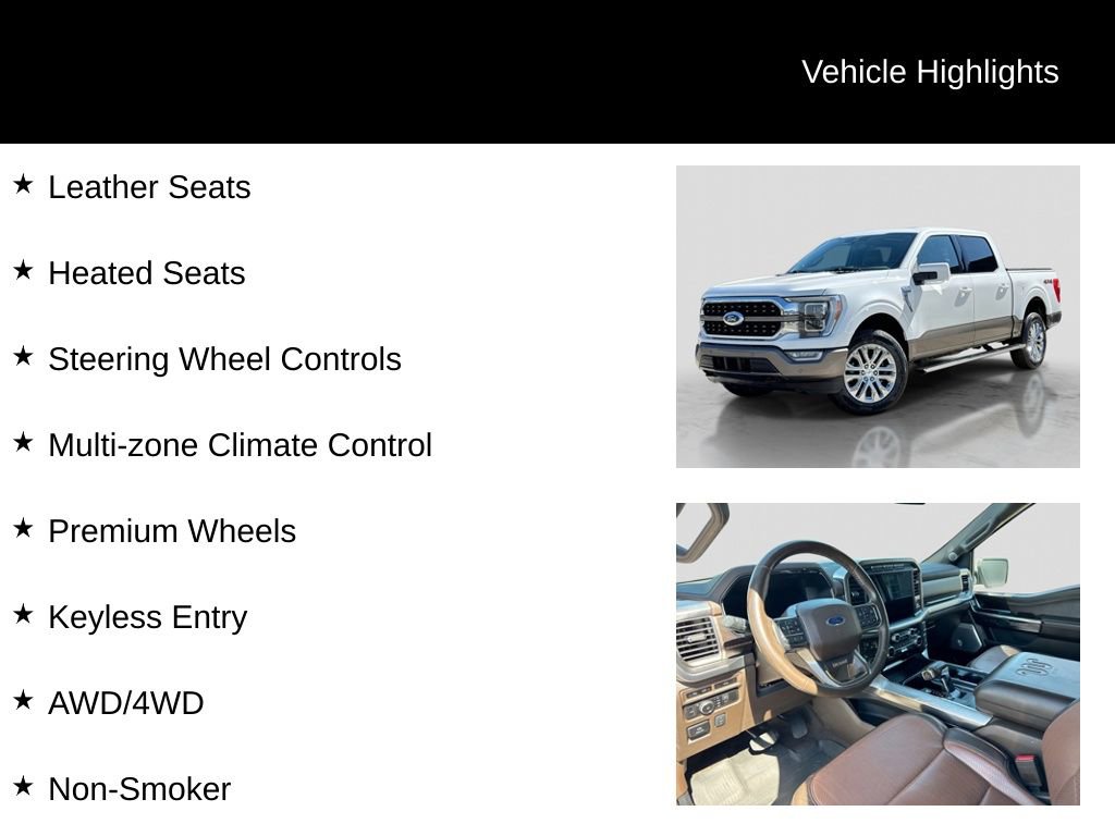 Certified 2023 Ford F150 King Ranch w/ Equipment Group 601A High AWD/4WD image 16