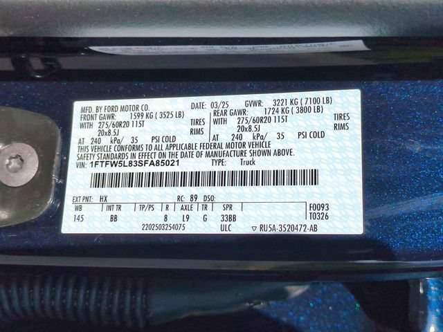 Certified 2025 Ford F150 Lariat w/ Equipment Group 502A High AWD/4WD image 37