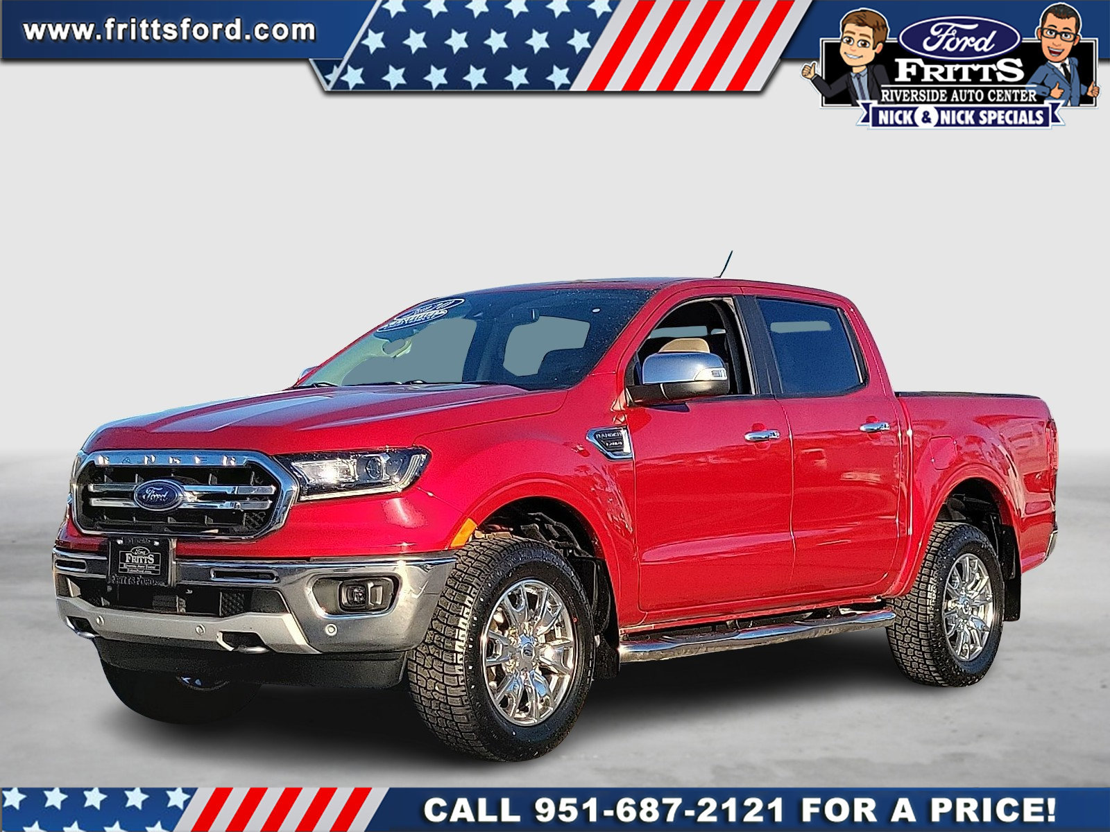 Certified 2020 Ford Ranger Lariat w/ Equipment Group 501A Mid image 1