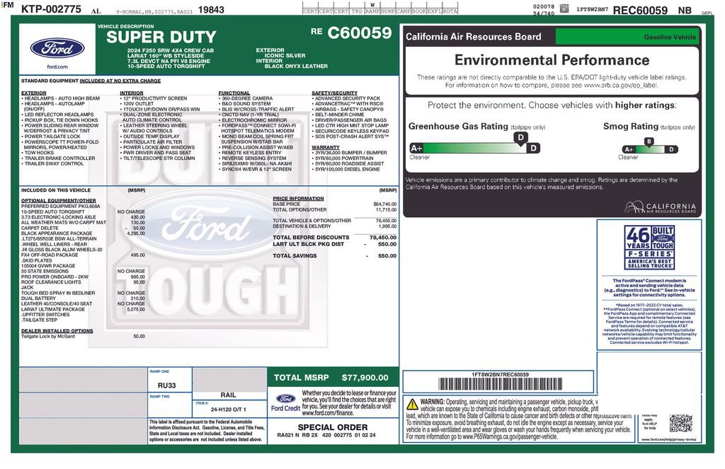 Certified 2024 Ford F250 Lariat w/ Lariat Ultimate Package AWD/4WD image 5