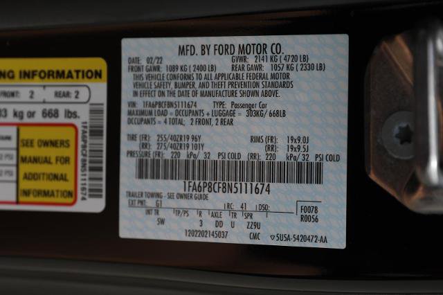 Certified 2022 Ford Mustang GT Premium w/ GT Performance Package RWD image 37