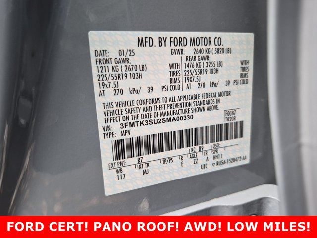 Certified 2025 Ford Mustang Mach-E Premium AWD/4WD image 32
