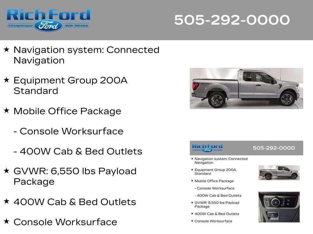 Certified 2024 Ford F150 STX w/ Mobile Office Package AWD/4WD image 12