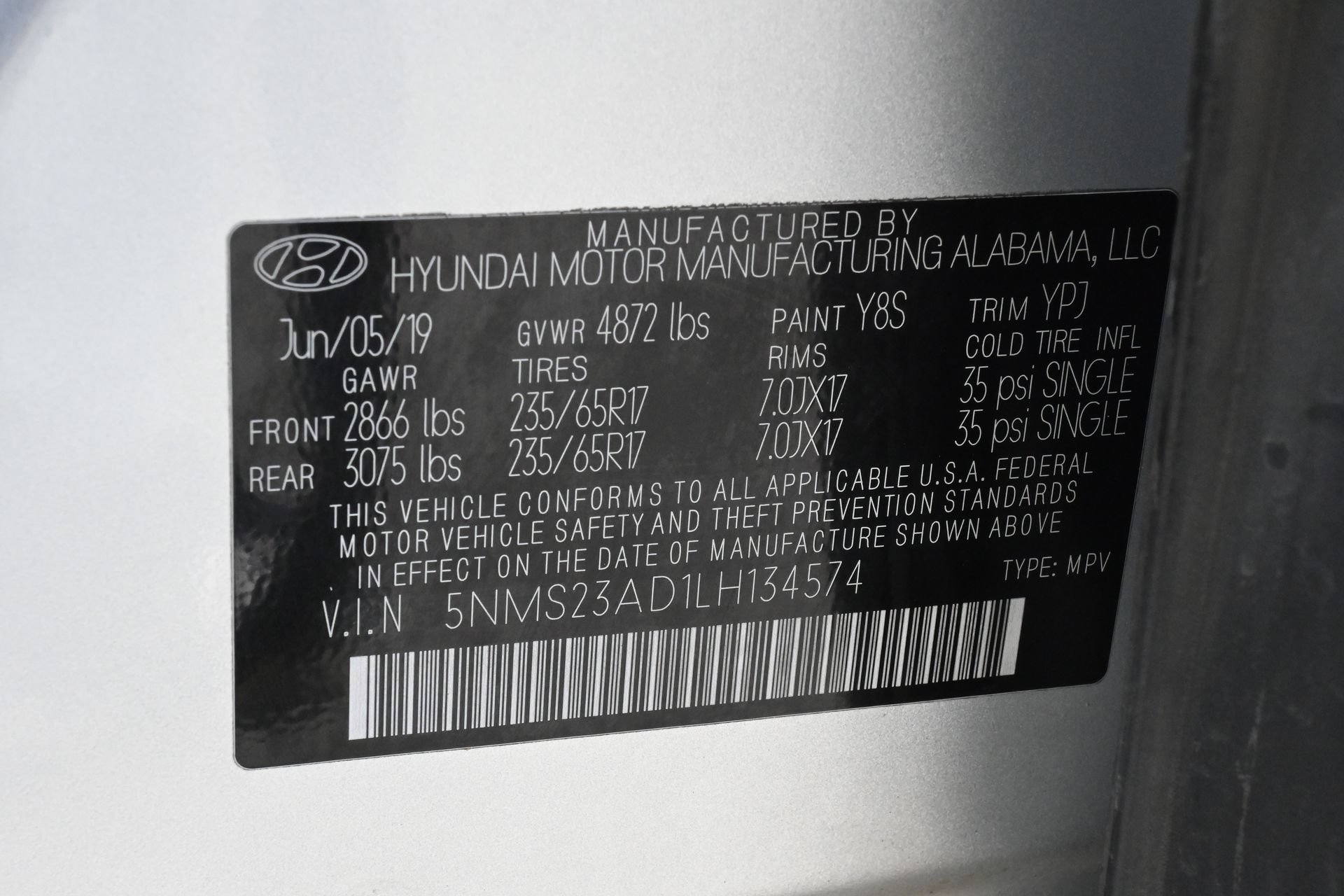 Used 2020 Hyundai Santa Fe SE w/ Cargo Package FWD image 26