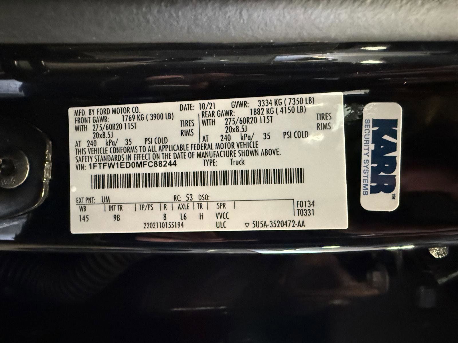 Certified 2021 Ford F150 Platinum w/ Equipment Group 701A High AWD/4WD image 41