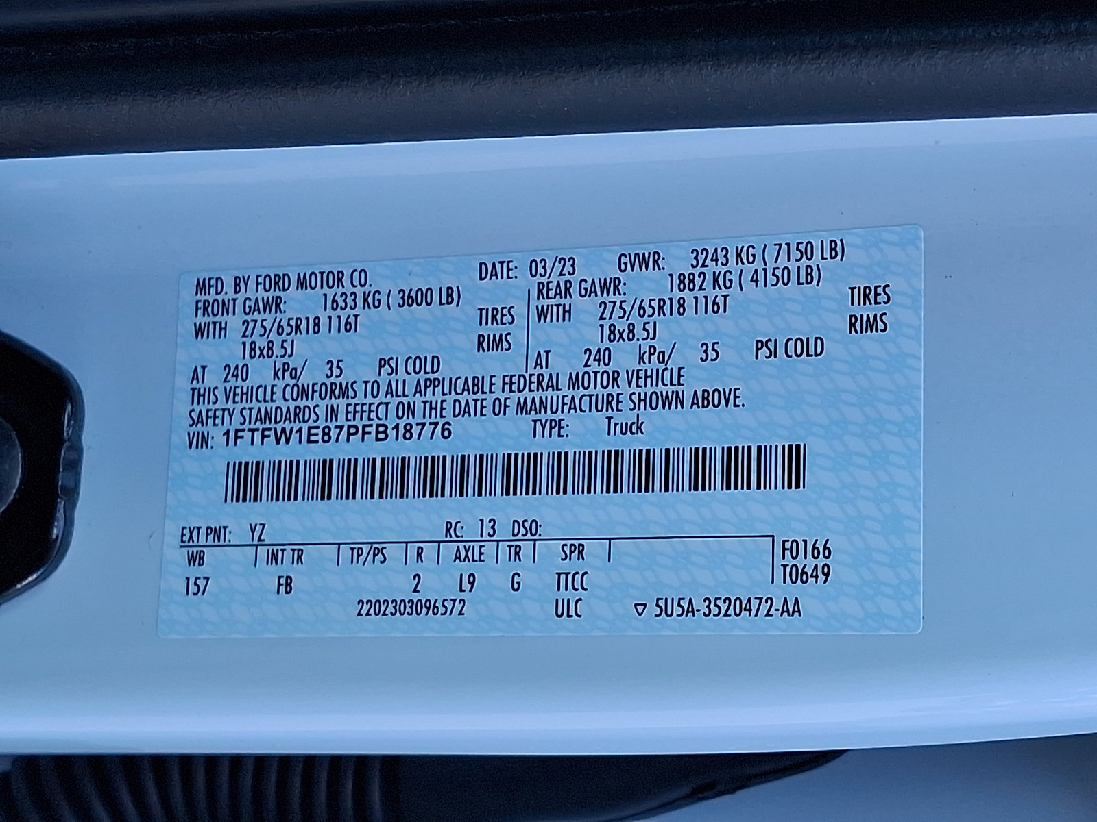 Certified 2023 Ford F150 XLT w/ Equipment Group 302A High AWD/4WD image 27
