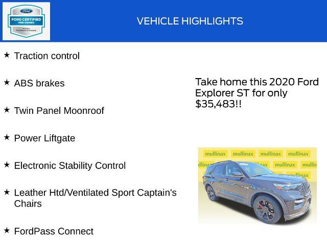 Certified 2020 Ford Explorer ST w/ ST Street Pack AWD/4WD image 14