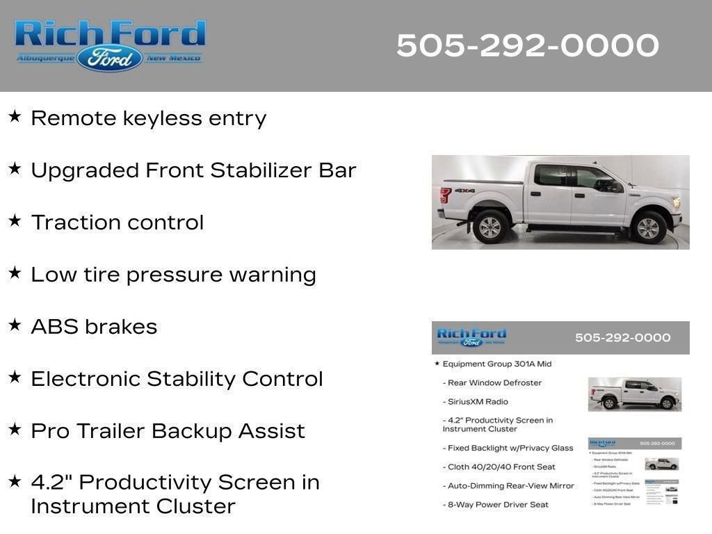 Certified 2020 Ford F150 XLT w/ Equipment Group 301A Mid AWD/4WD image 66