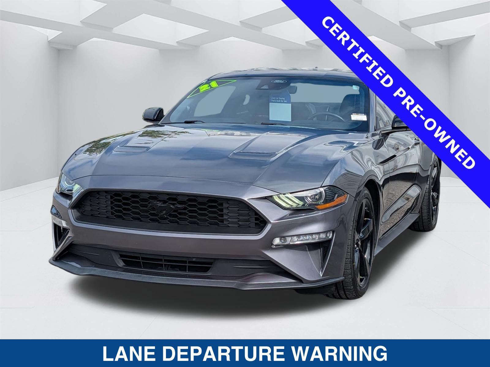 Certified 2021 Ford Mustang Premium w/ Black Accent Package RWD image 8