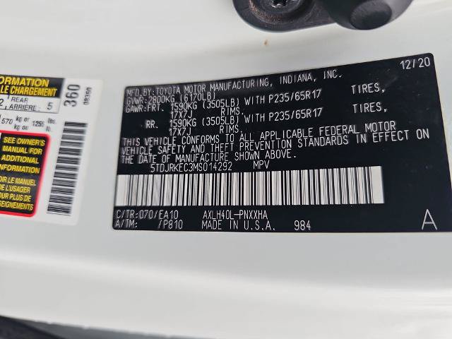 Used 2021 Toyota Sienna XLE w/ XLE Plus Package FWD image 35