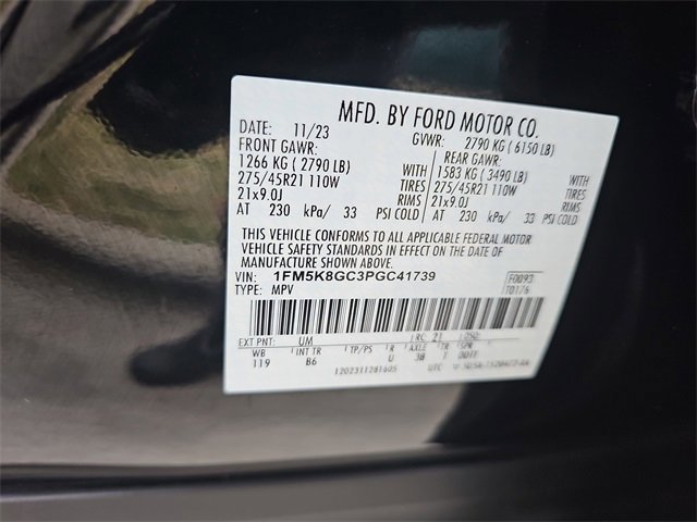 Certified 2023 Ford Explorer ST w/ Equipment Group 401A image 34