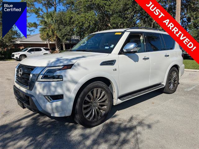 Used 2021 Nissan Armada Platinum w/ Captain's Chairs Package