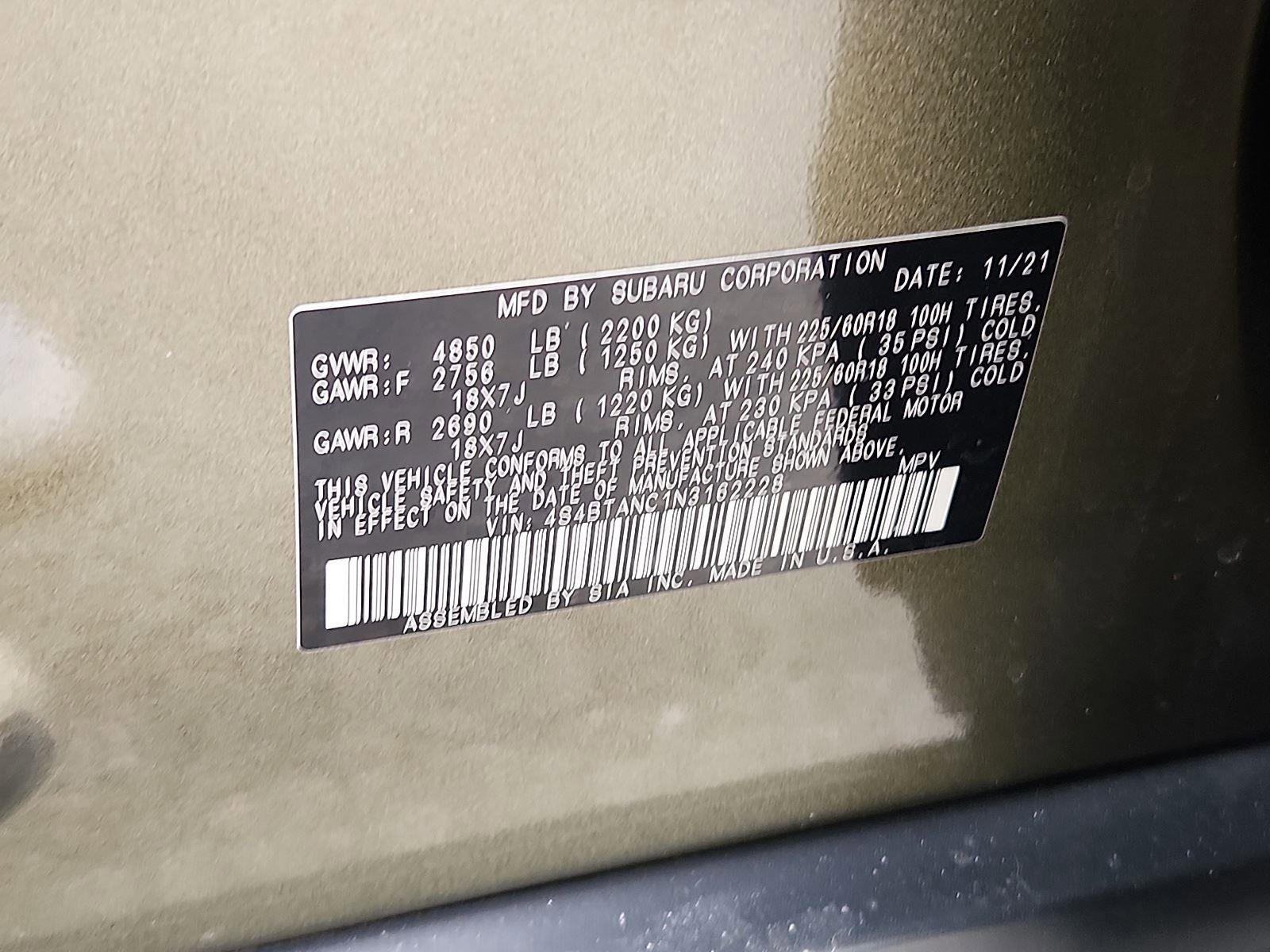 Used 2022 Subaru Outback Limited image 28