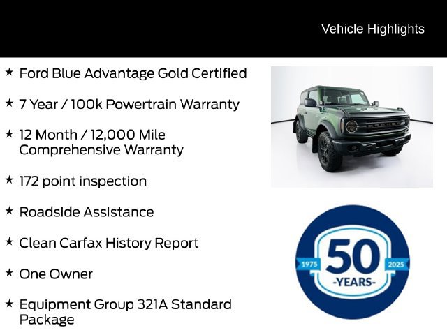 Certified 2024 Ford Bronco Black Diamond AWD/4WD image 6