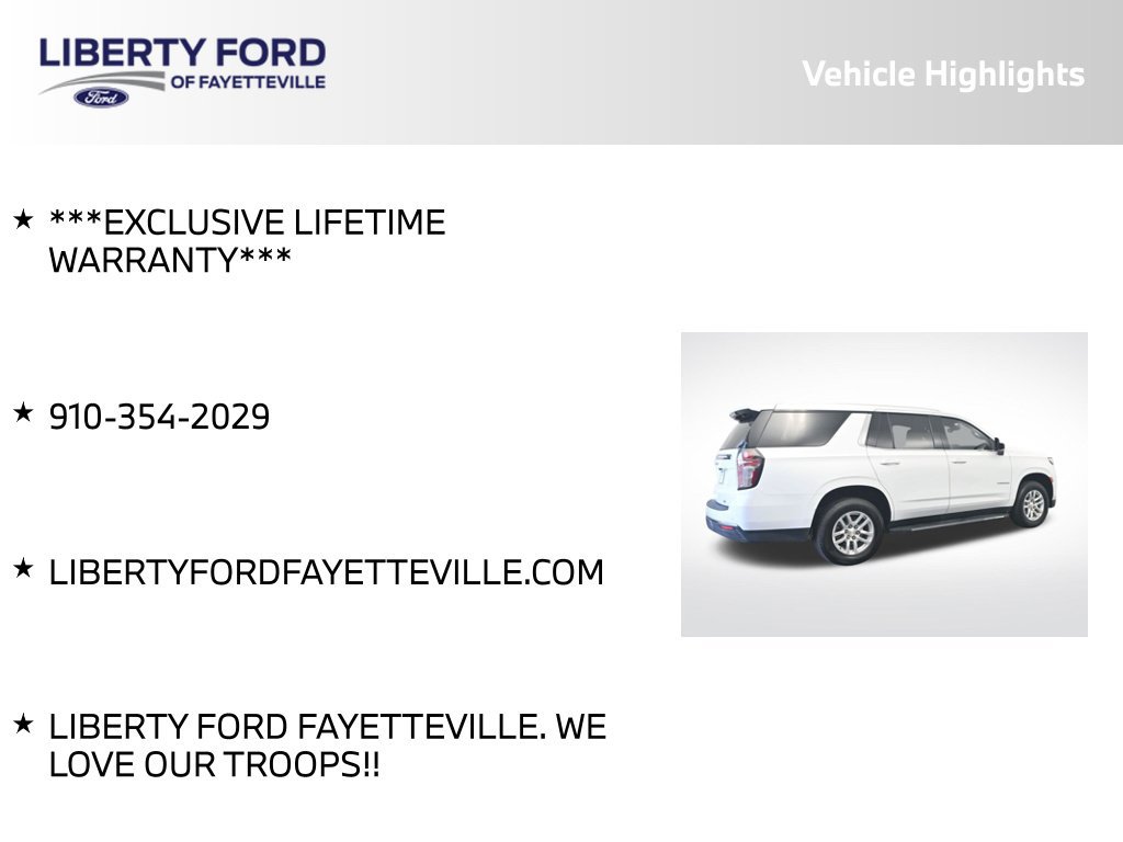 Used 2021 Chevrolet Tahoe LT AWD/4WD image 5