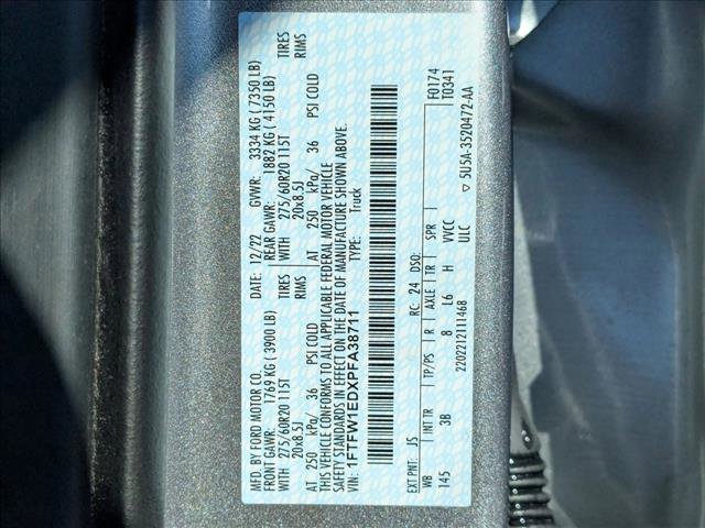 Certified 2023 Ford F150 Platinum w/ Equipment Group 701A High image 20