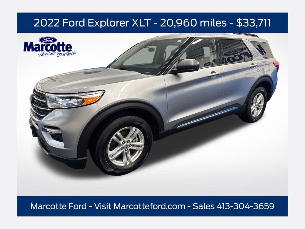 Certified 2022 Ford Explorer XLT w/ Equipment Group 202A AWD/4WD image 1