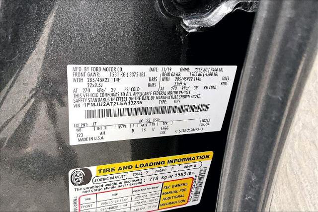 Certified 2020 Ford Expedition Limited w/ Equipment Group 303A image 39