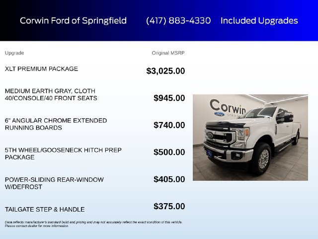 Certified 2020 Ford F250 XLT w/ XLT Premium Package AWD/4WD image 6
