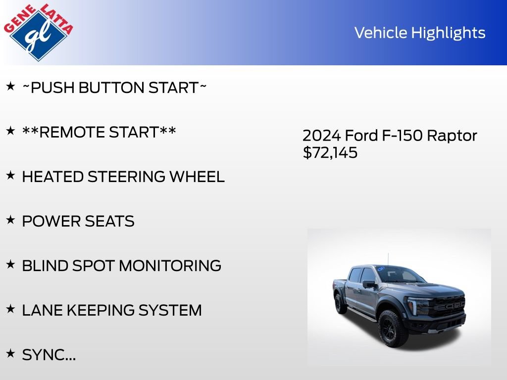Certified 2024 Ford F150 Raptor AWD/4WD image 36