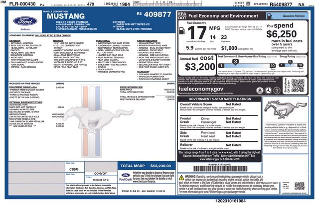 Certified 2024 Ford Mustang GT Premium RWD image 12