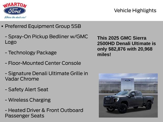 Used 2025 GMC Sierra 2500 Denali Ultimate AWD/4WD image 16