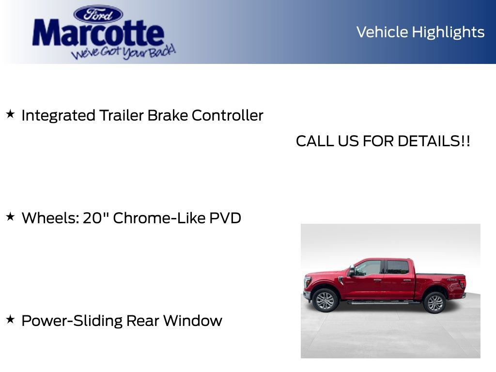 Certified 2025 Ford F150 Lariat w/ Equipment Group 501A Mid AWD/4WD image 15