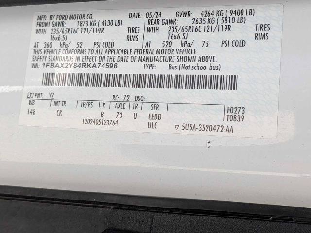 Certified 2024 Ford Transit 350 XLT RWD image 35