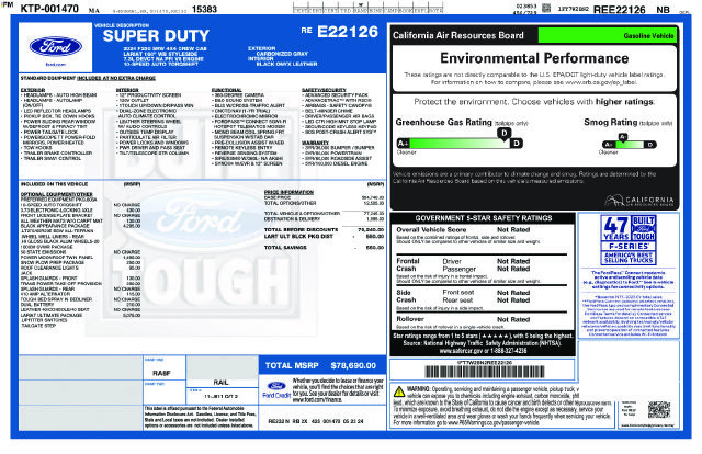 Certified 2024 Ford F250 Lariat w/ Lariat Ultimate Package AWD/4WD image 36