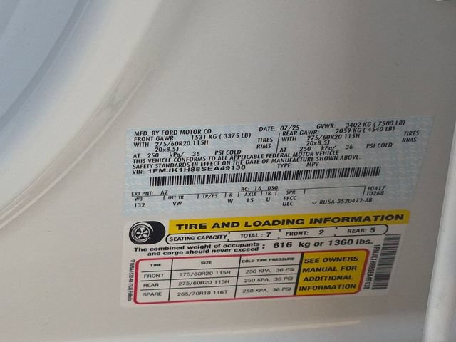 Certified 2025 Ford Expedition Max Active RWD image 33